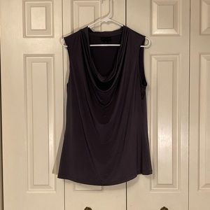 Gray worthington sleeveless blouse
